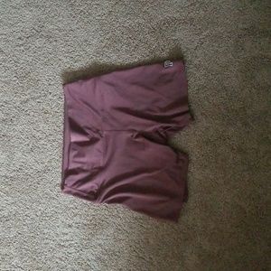 Pink Biker Shorts (Size: Large)